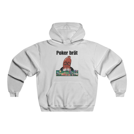 Poker Brät Men's Hooded Sweatshirt - Comfortable & Trendy for Gamers